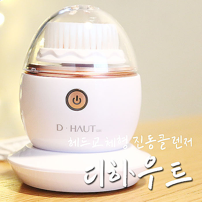  세안도구 추천, 디하우트 진동클렌저 헤드교체형이라 더 죠음-.