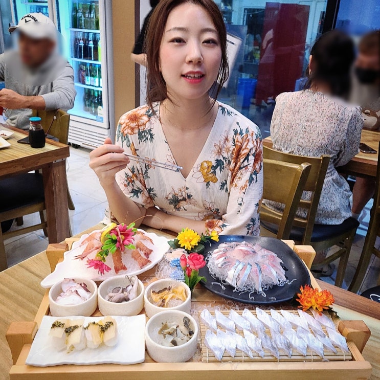  성산일출봉맛집 아시횟집에서 고갈딱셋트 먹기