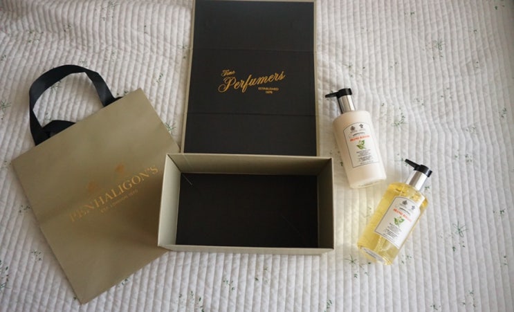 [펜할리곤스 (PENHALIGON'S) 오렌지 블라썸 바디워시 바디로션 세트] 솔직 간단 리뷰
