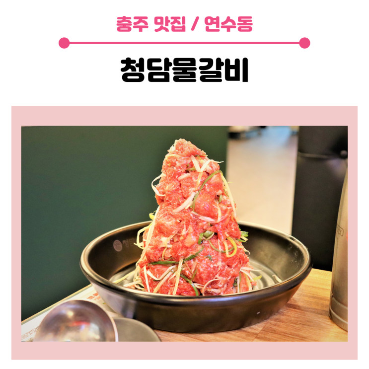  < 충주 신연수동 맛집 > 산더미 불고기의 특별한 맛, 청담 물갈비