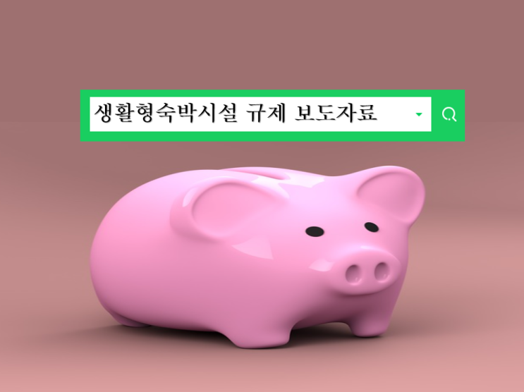  생활형숙박시설 규제 국토교통부 보도자료