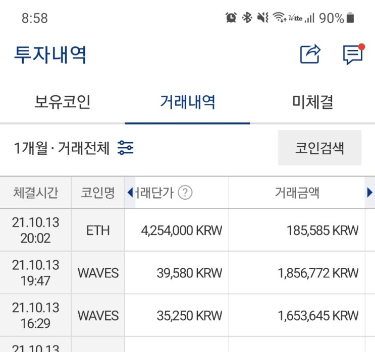 웨이브 이익실현, 웨이브 시황