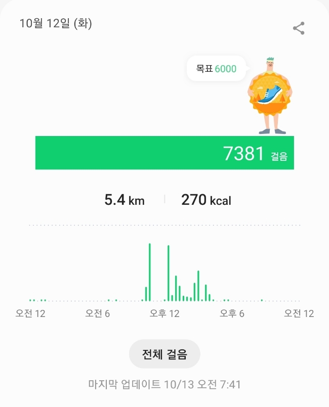 #9 행복일기 (운동, 감정, 감사, 다행일기) 21.10.12 #9 행복일기 (운동, 감정, 감사, 다행일기) 21.10.12