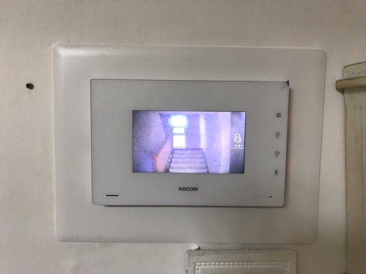  용인시 기흥구 용화마을태영데시앙 코콤비디오폰 K6B VP-U701 (R3BB) 설치 후기