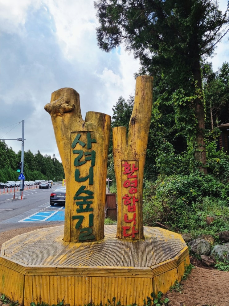  [제주도 뚜벅이 모녀여행 3일차] 제주도 일일버스투어 -제주1번가 여행사 남쪽 코스 / 샤려니숲길, 휴애리, 올레시장, 이중섭거리, 천지연폭포, 주상절리, 새별오름