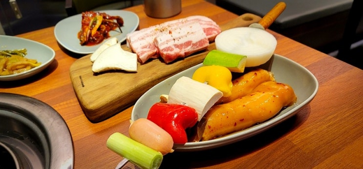 구미송정동맛집,미율(구미대창, 흑돼지 오겹살, 복개천 고기집, 숯불구이)