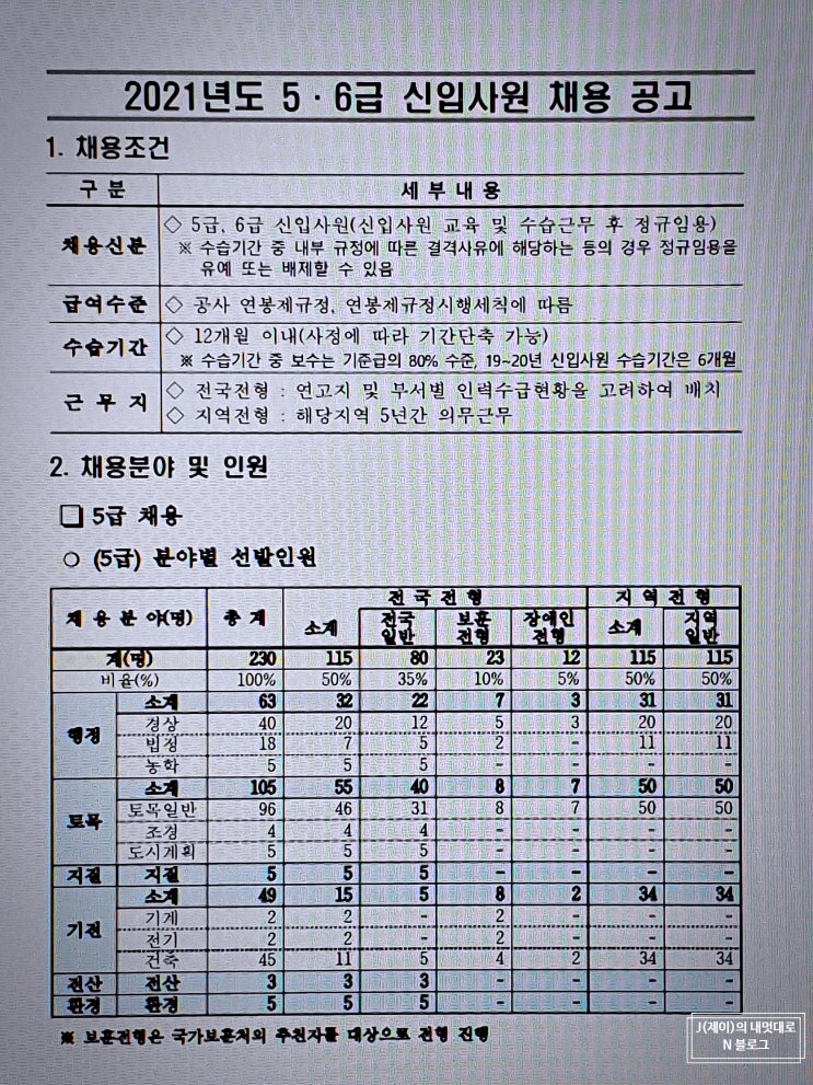  한국농어촌공사채용 NCS기출문제 공부