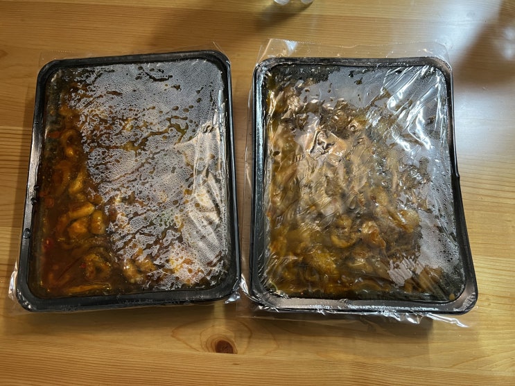  [내돈내산]제육대가 분당점에서 제육만 2인분, 쭈꾸미만 2인분을 배달했어요