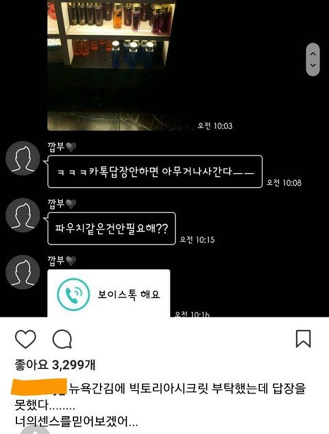 누나 심부름 착실하게 해내는 미스터부