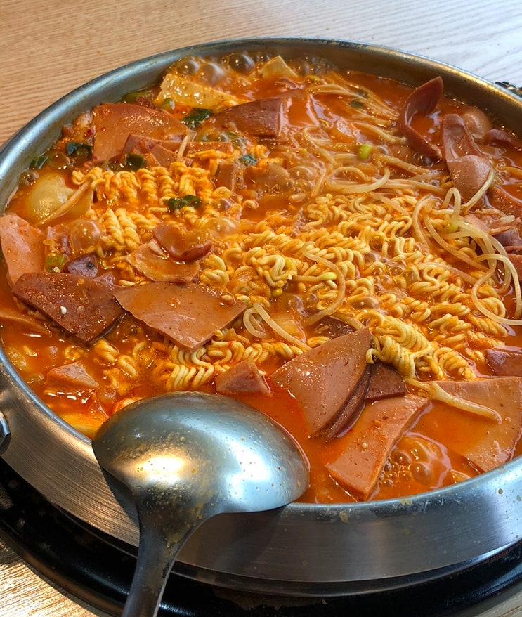  부천 상동 맛집 추천, 피자를 주는 부대찌개집 "셰프의 부대찌개"