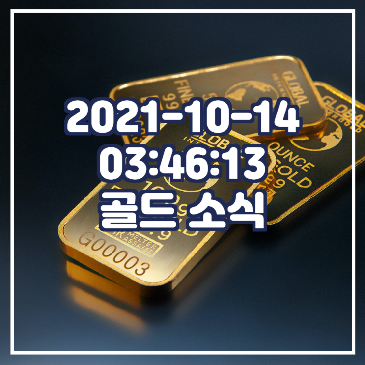  21-10-14  골드 소식