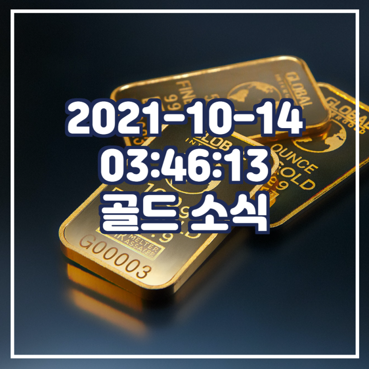 21-10-14  골드 소식