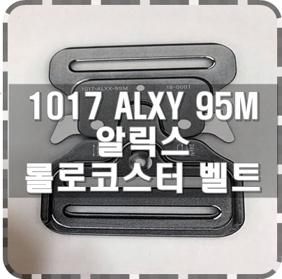  21SS 1017 ALXY 95M 알릭스 클래식 로얄 롤러코스터 벨트 블랙 리뷰