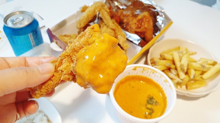  맛있는 치킨추천 로제 퐁듀 치킨 청주 당치땡 동남지구점 짱