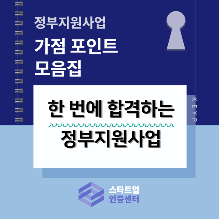  한 번에 합격하는 정부지원사업 노하우