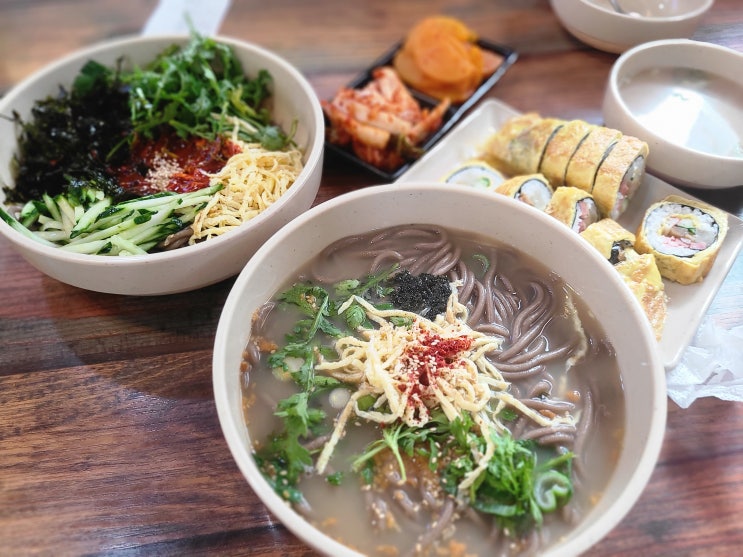  [인천 숭의동 맛집] 메밀우동, 계란말이김밥이 맛 있는 《오목골 즉석메밀우동》