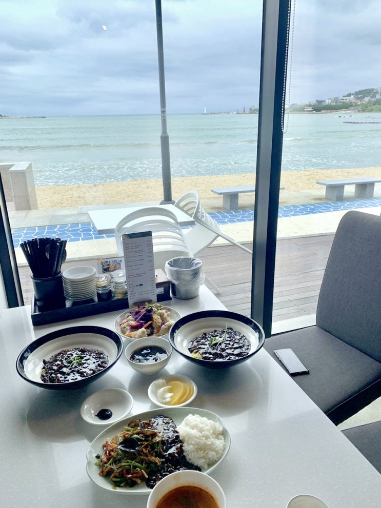  기장일광맛집 구르메집 중국집, 바다뷰