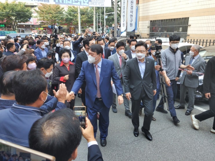  윤석열 대통령선거 예비후보 경기도당 주요당직자 간담회