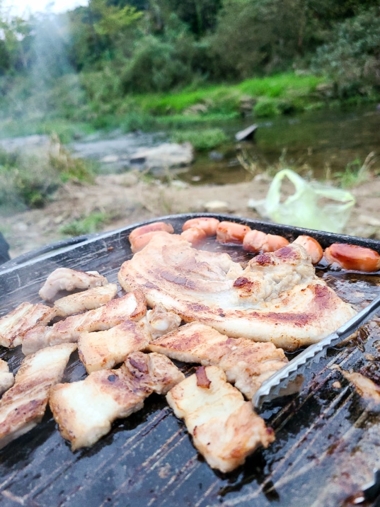  친구와 천안 북면 캠핑장 ㄱㄱ