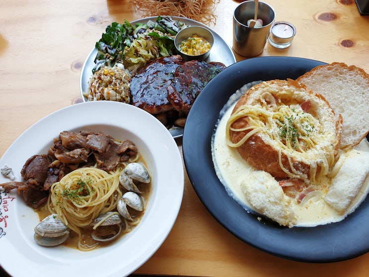 [봉대박파스타&찜닭] 불고기봉골레, 포크목살스테이크, 빠네까지, 노원 파스타, 노원역 스테이크