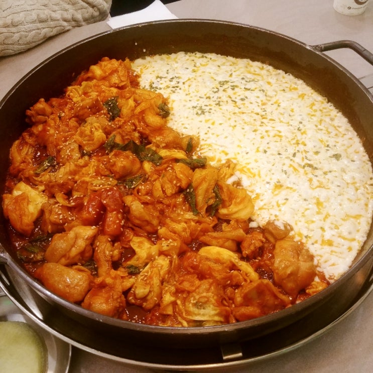  빤닭빤닭 스퀘어원점 치즈닭갈비 내돈내먹 후기!