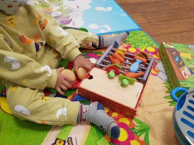  3살아기 포시즌 플레이 통합오감놀이 문화센터 기록 (빅마켓 문센)