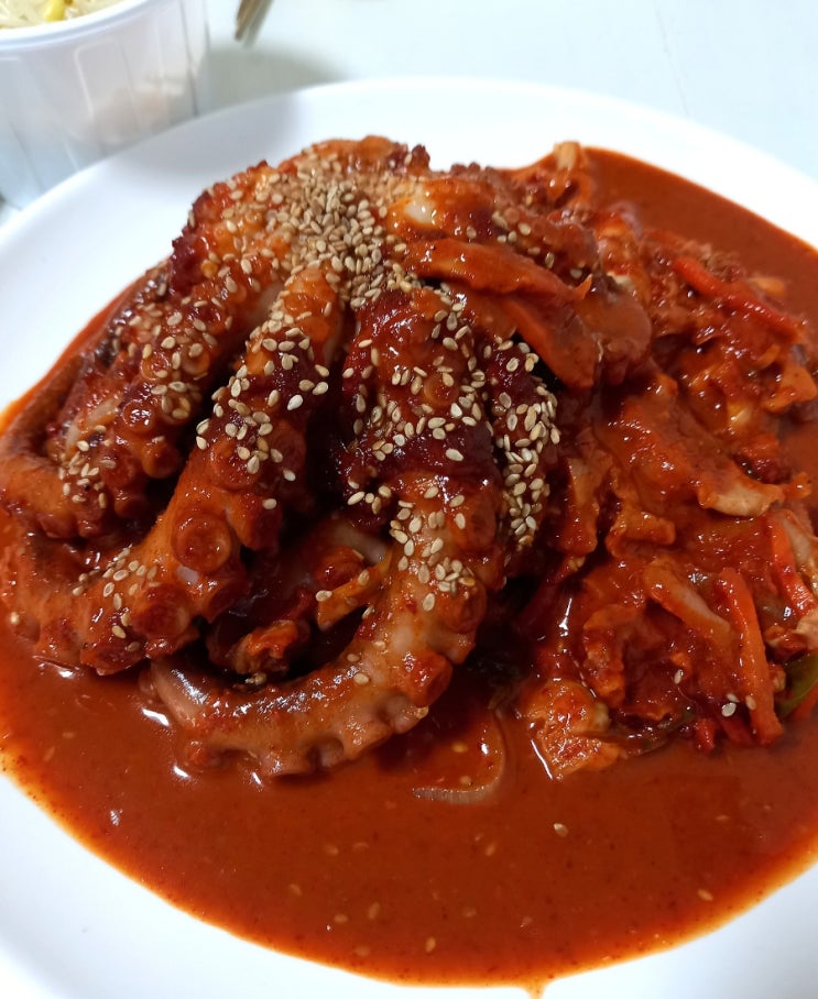 낙지 한마리가 통으로, 일산 낙지볶음 맛집 길모퉁이