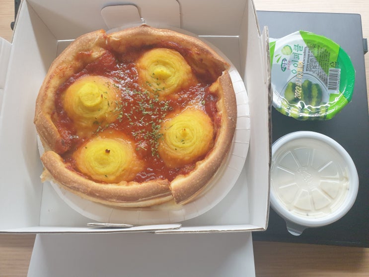  [배달 후기] 메이드인 시카고 피자 덕수궁점 고구마피자 리뷰