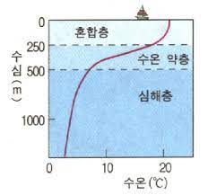  해수의 성질 (온도, 염분, 밀도, 용존 기체)