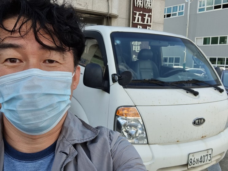  수출 폐차 보따리맨, 인천시 1톤 중고 트럭 매입 진행 중