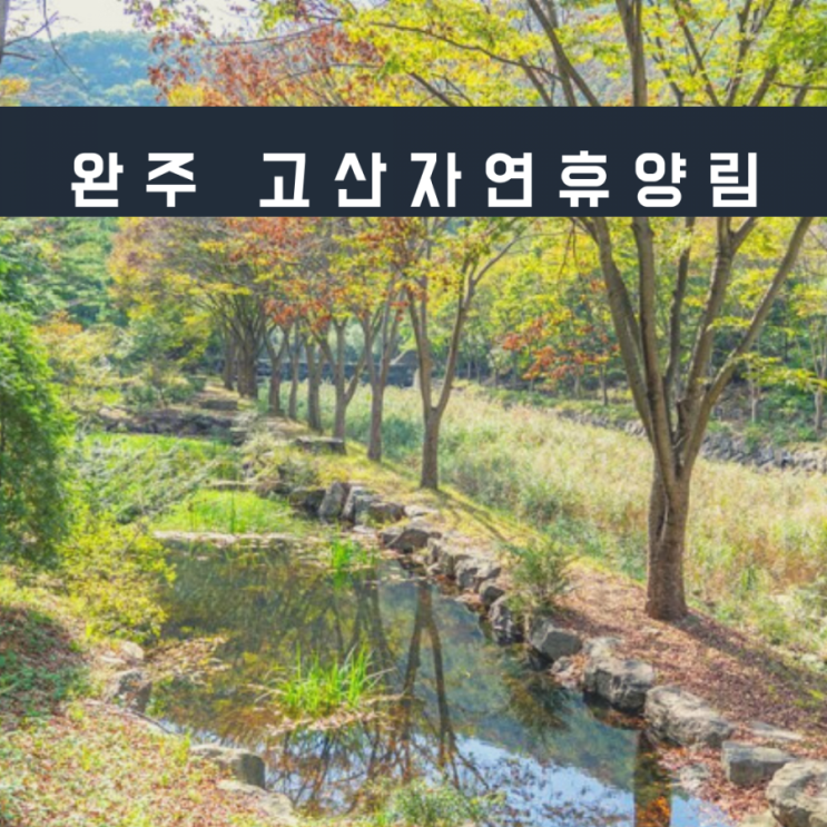  완주숙소 고산자연휴양림