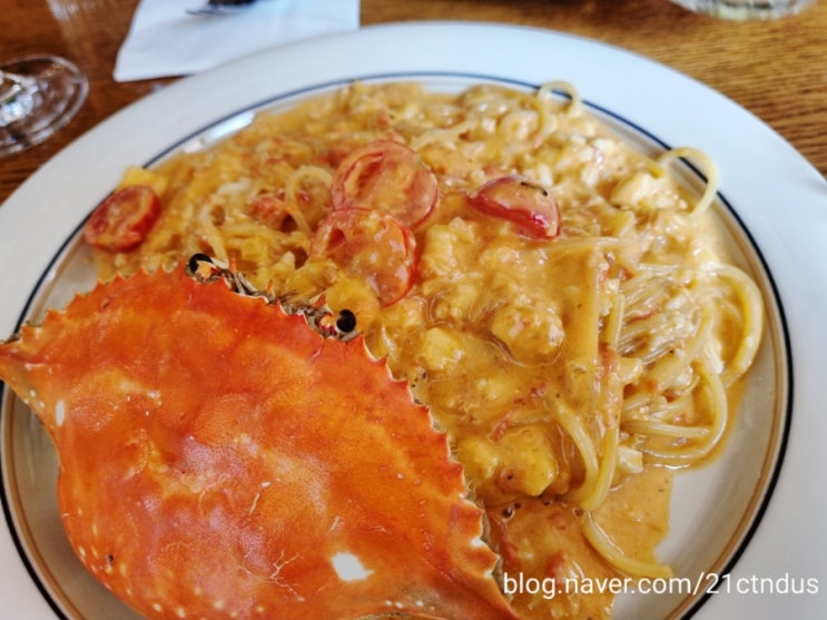  al,thing and kitchen : 얼띵앤키친 통꽃게 로제파스타 & 감바스 알 아히요 맛보기 -