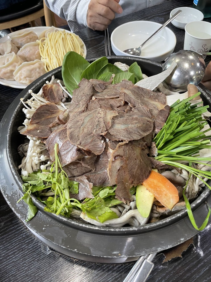  배터지는 하남 남한산성 맛집 만두집 (만두전골, 해물파튀)