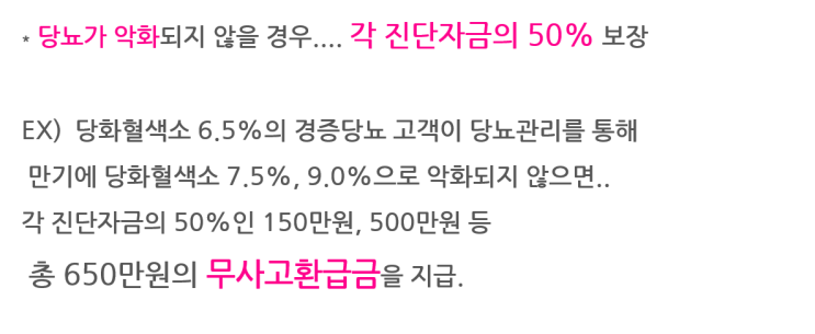  당뇨가 있거나, 당뇨가 없어도..당뇨보험으로 가입