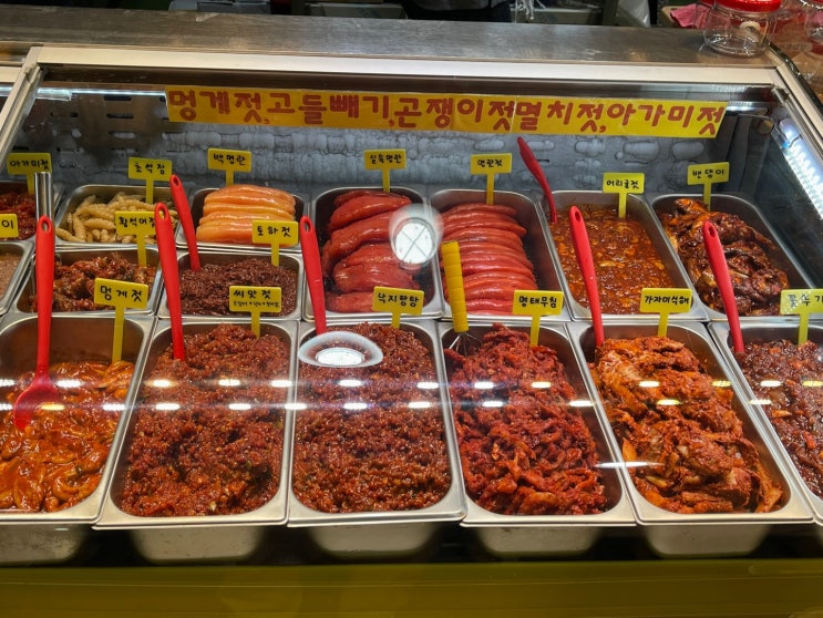  [외포항 젓갈 수산물 직판장] 김장철 젓갈 살때 추천하는 곳