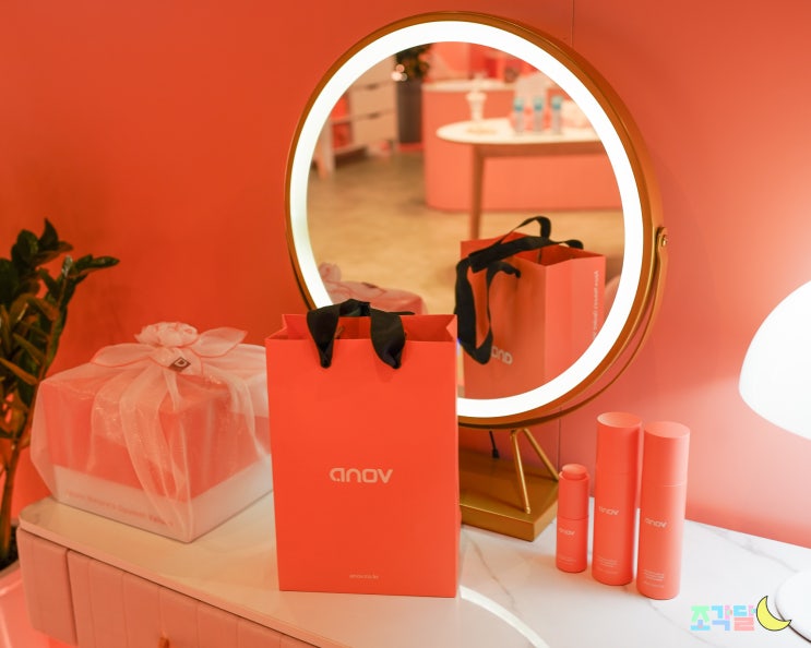  새로 런칭한 아노브 ANOV 코스메틱스 팝업스토어에서 만나봄