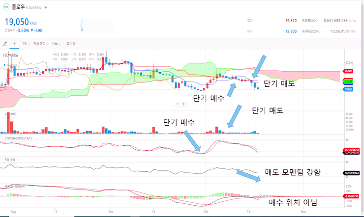  플로우 차트 분석합니다.(매수 하지 마세요)