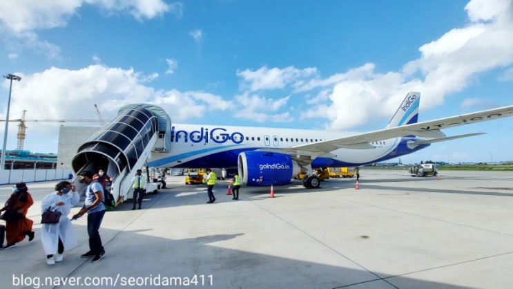 인디고 항공이용, 인도 벵갈루루에서 몰디브로 Go~!