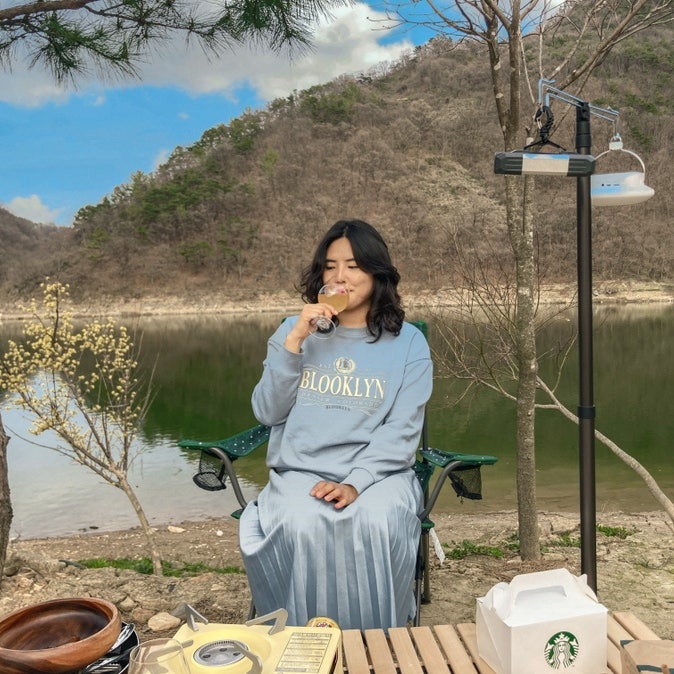  대전 근교 캠핑장 팜랜드; 가을 대청호 근처 금강뷰 충북 옥천 차박 캠핑