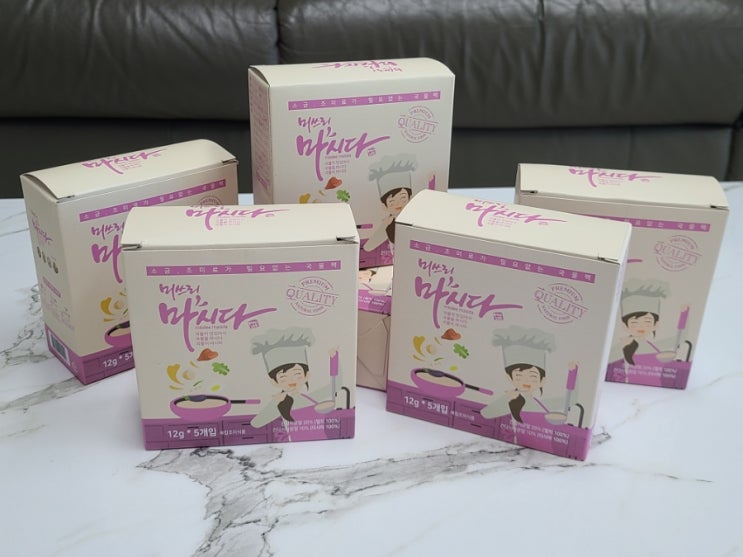  만능육수 미쓰리마시다 다시팩 하나면 국물요리 뚝딱!