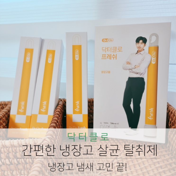  냉장고 냄새 제거 닥터클로 살균탈취제 프레쉬로 해결!