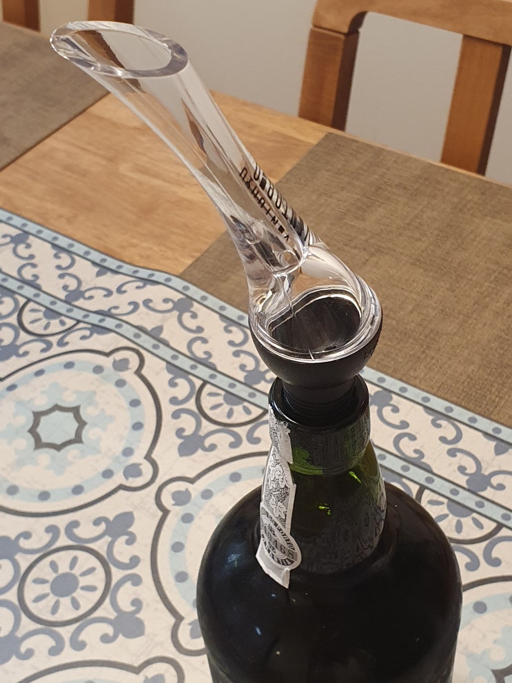  와인에어레이터 와인디켄터 빈토리오 내돈내산 후기(+포르트 발도우로 10년 숙성 포트와인 시음기)