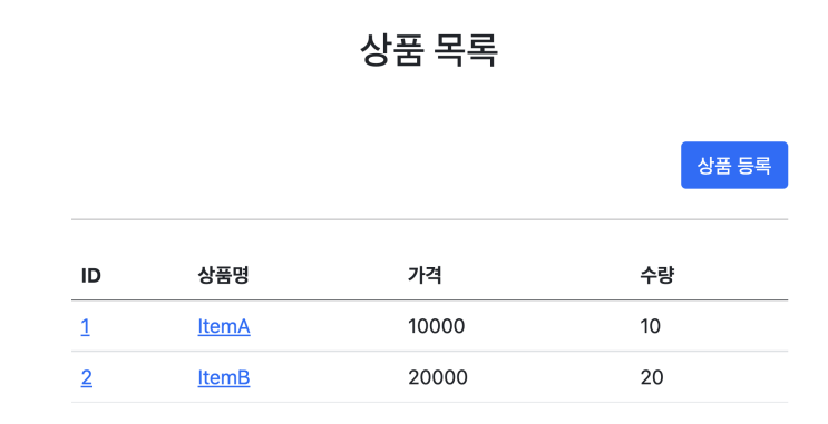  [스프링 MVC] #3 상품 서비스 웹 페이지 만들기 - 상품서비스 HTML, Thymeleaf