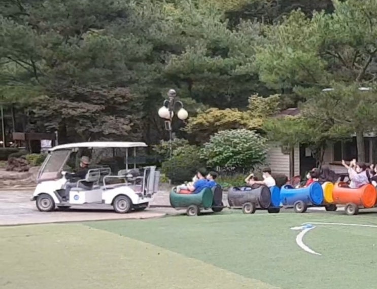 아이랑 갈만한곳, 아빠와 즐거운 청도 힐링체험마을,군불로  깡통열차타러 가요(엄마는 우아하게 로카커피 즐기죠!)