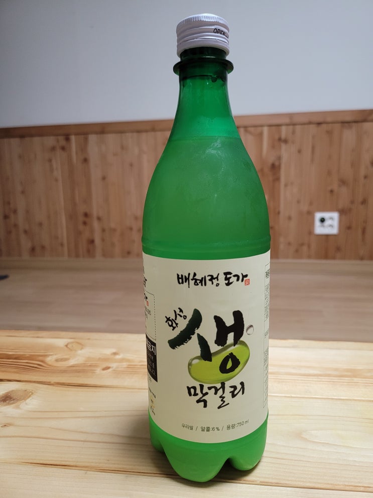  화성 생막걸리, 배혜정도가에서 만드는 지역막걸리 (가격/파는곳/도수, @불소반 쭈꾸미)