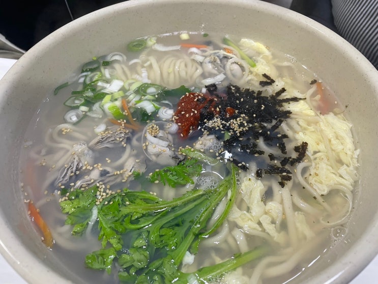  운암동 왕칼국수 추운날씨 따뜻한 국물로 한그릇 (광주 바지락칼국수 맛집)