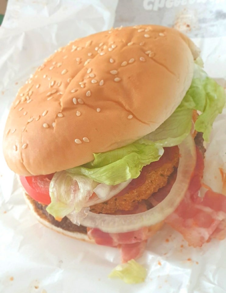  버거킹 치즈렐라 와퍼,콰트로 치즈 와퍼 배달후기