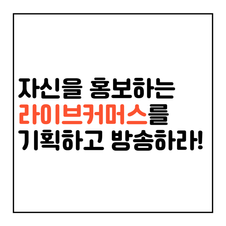  나혼자 인스타그램 라이브 방송 기획안 만들어보기
