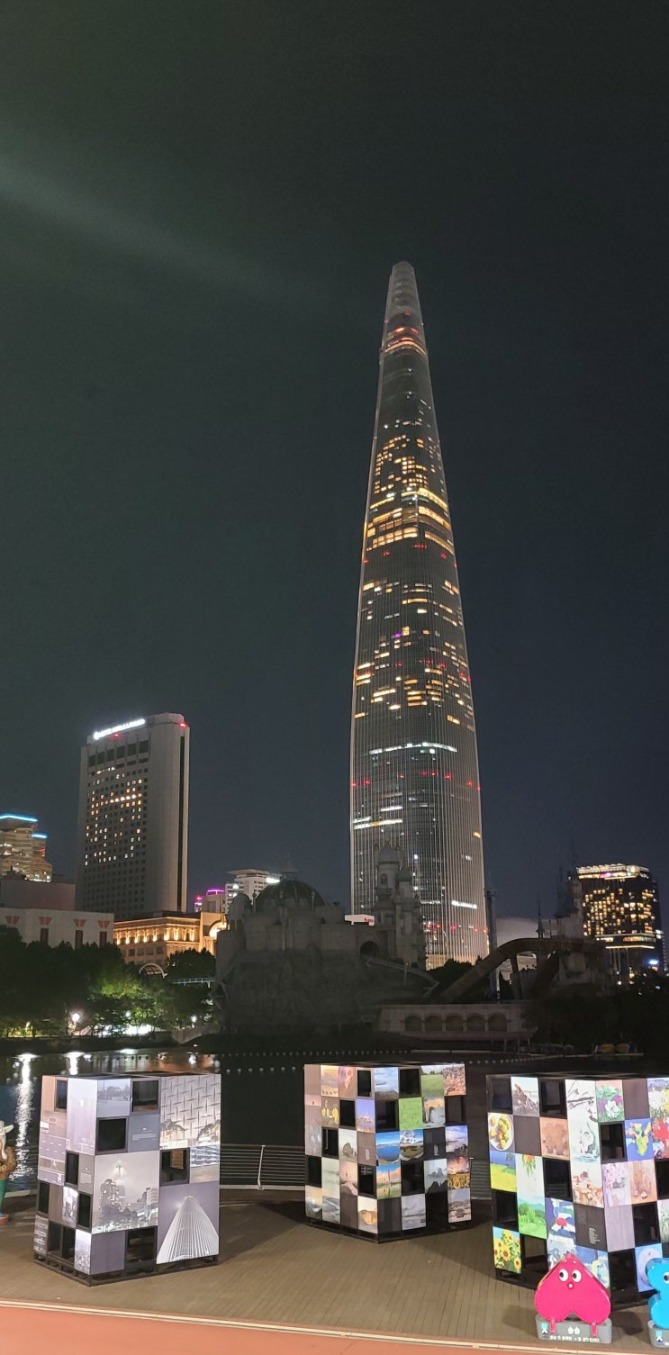  석촌호수 빛축제 한성백제문화제 야경 데이트하기 좋아요