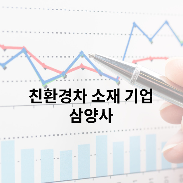  삼양사 주가 이온교환수지로 수소차 확대 수혜 예상